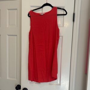 Sleeveless Salmon Dress